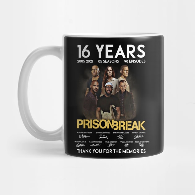 16 Years Prison Break Signature by tinastore